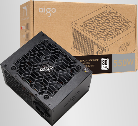 TY550 power supply with aigo retail carton