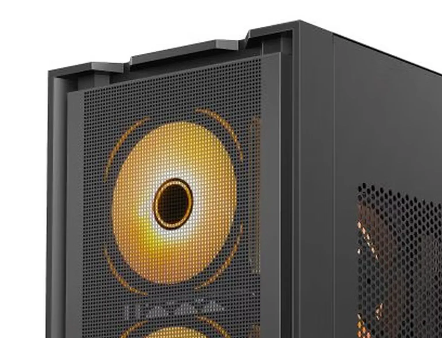 GX750C front mesh panel, top deck and side vent detail