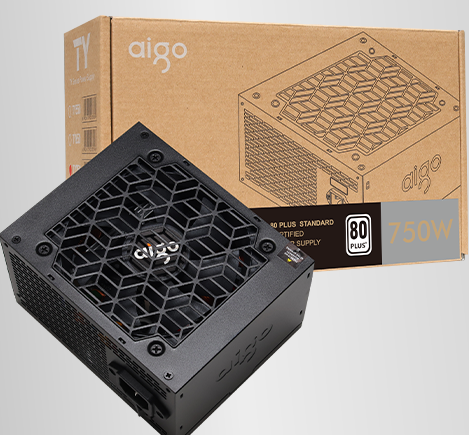 TY750 power supply with aigo retail carton